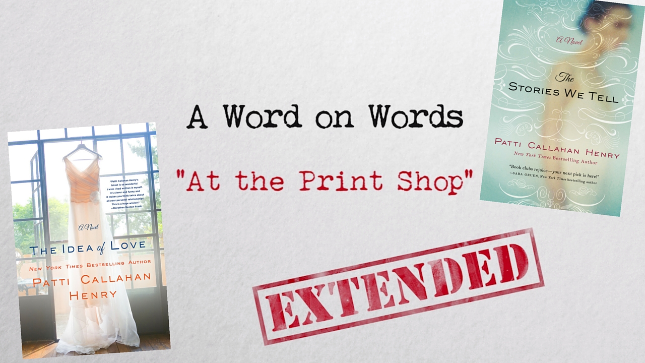 Extended Interview The Idea Of Love, and The Stories We Tell Patti Callahan Henry